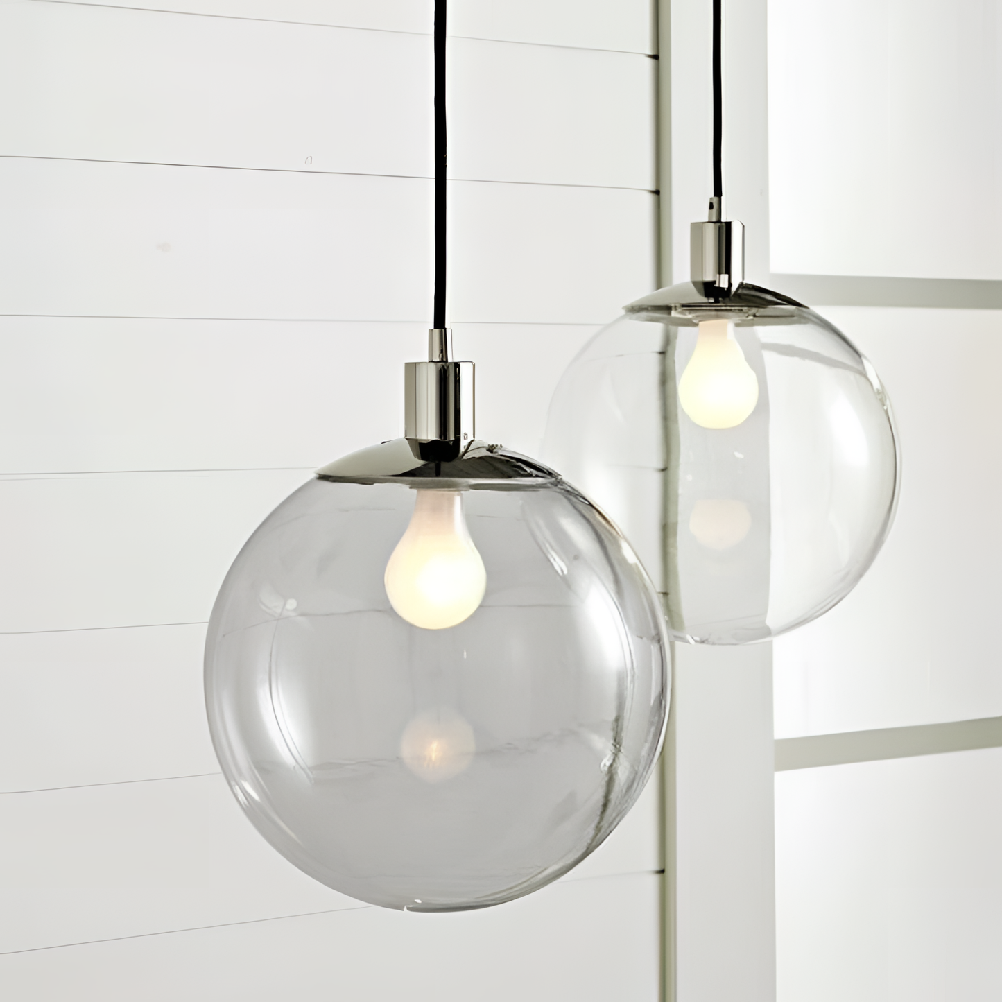 Seneca Dimmable Glass Stone Pendant Light | Lighting | NordicAbode.com