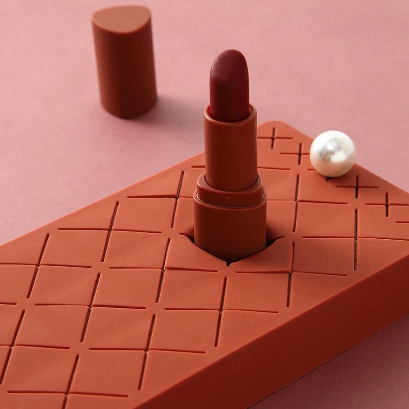 24 Grid Silicone Lipstick Storage Box - Nordic Side -