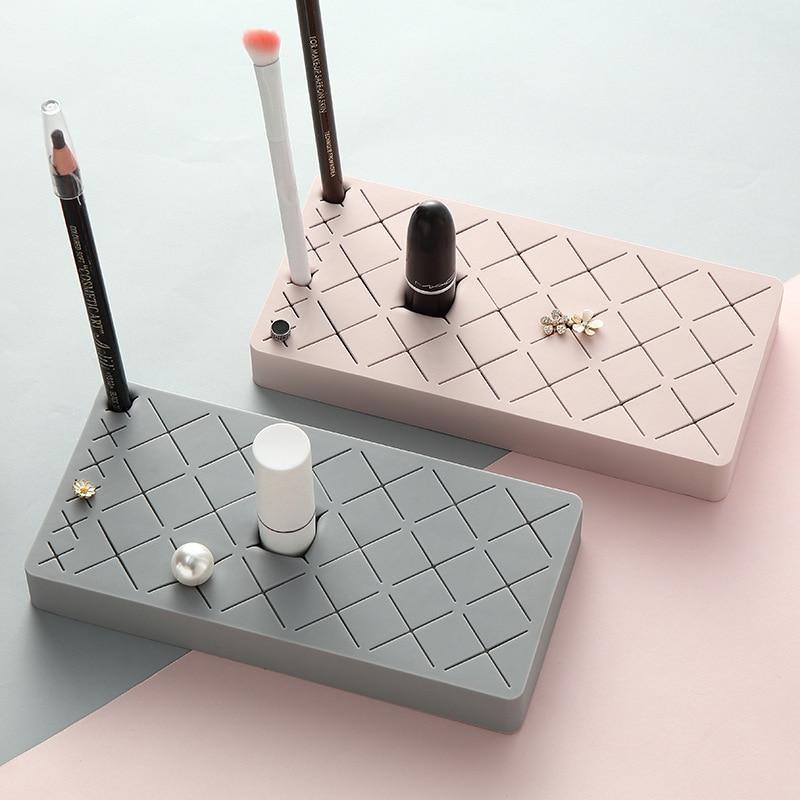 24 Grid Silicone Lipstick Storage Box - Nordic Side -