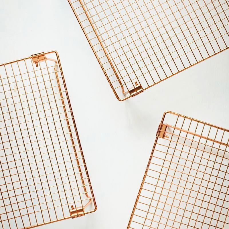 Rose Gold Cooling Rack - Nordic Side -
