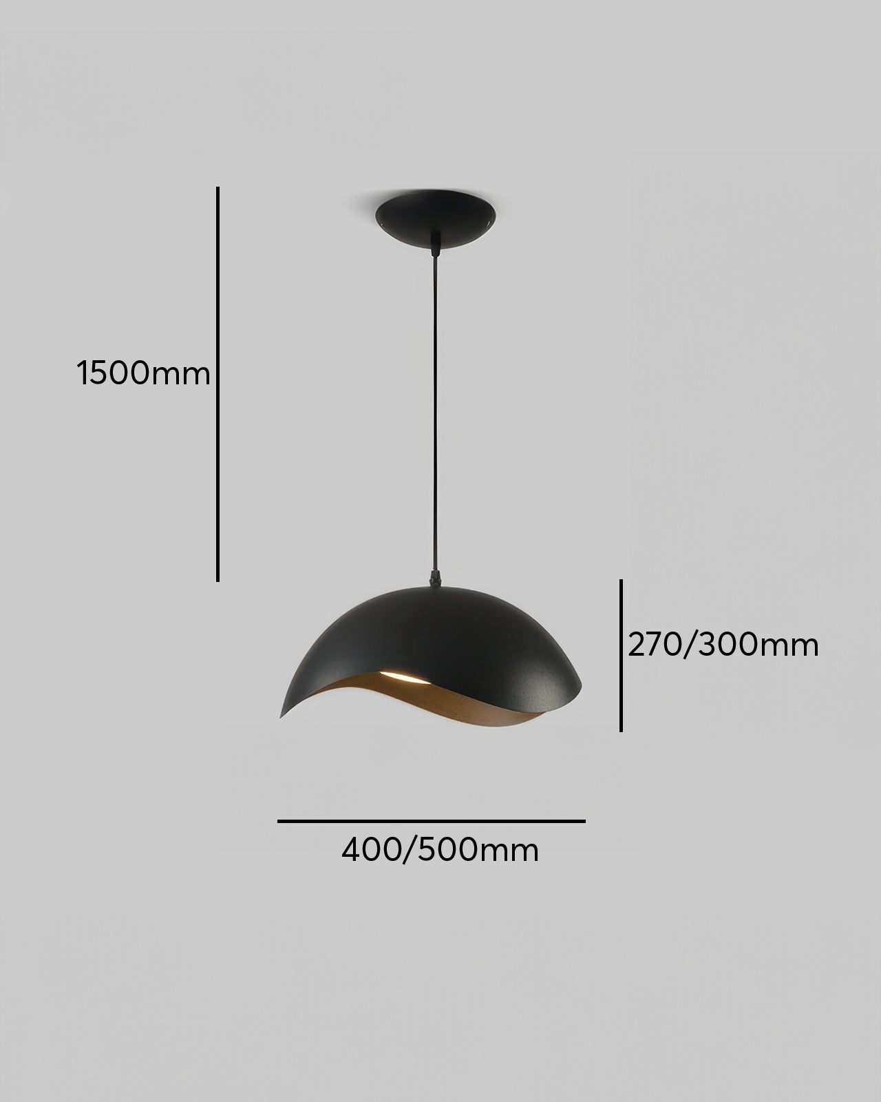 Monochrome Modern Hemisphere Light