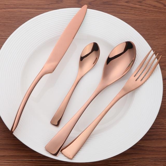 Exquisite Stainless Steel Cutlery Set - Nordic Side -