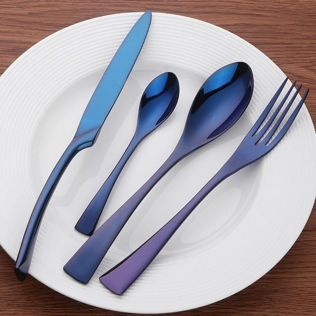 Exquisite Stainless Steel Cutlery Set - Nordic Side -