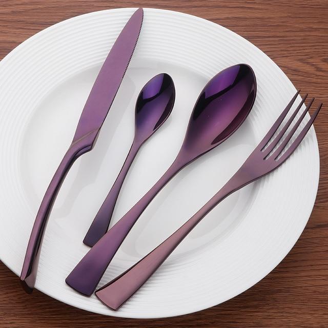 Exquisite Stainless Steel Cutlery Set - Nordic Side -