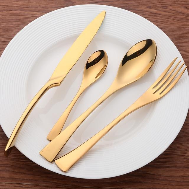 Exquisite Stainless Steel Cutlery Set - Nordic Side -