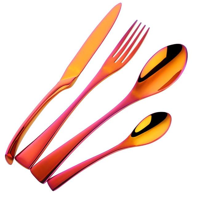 Exquisite Stainless Steel Cutlery Set - Nordic Side -