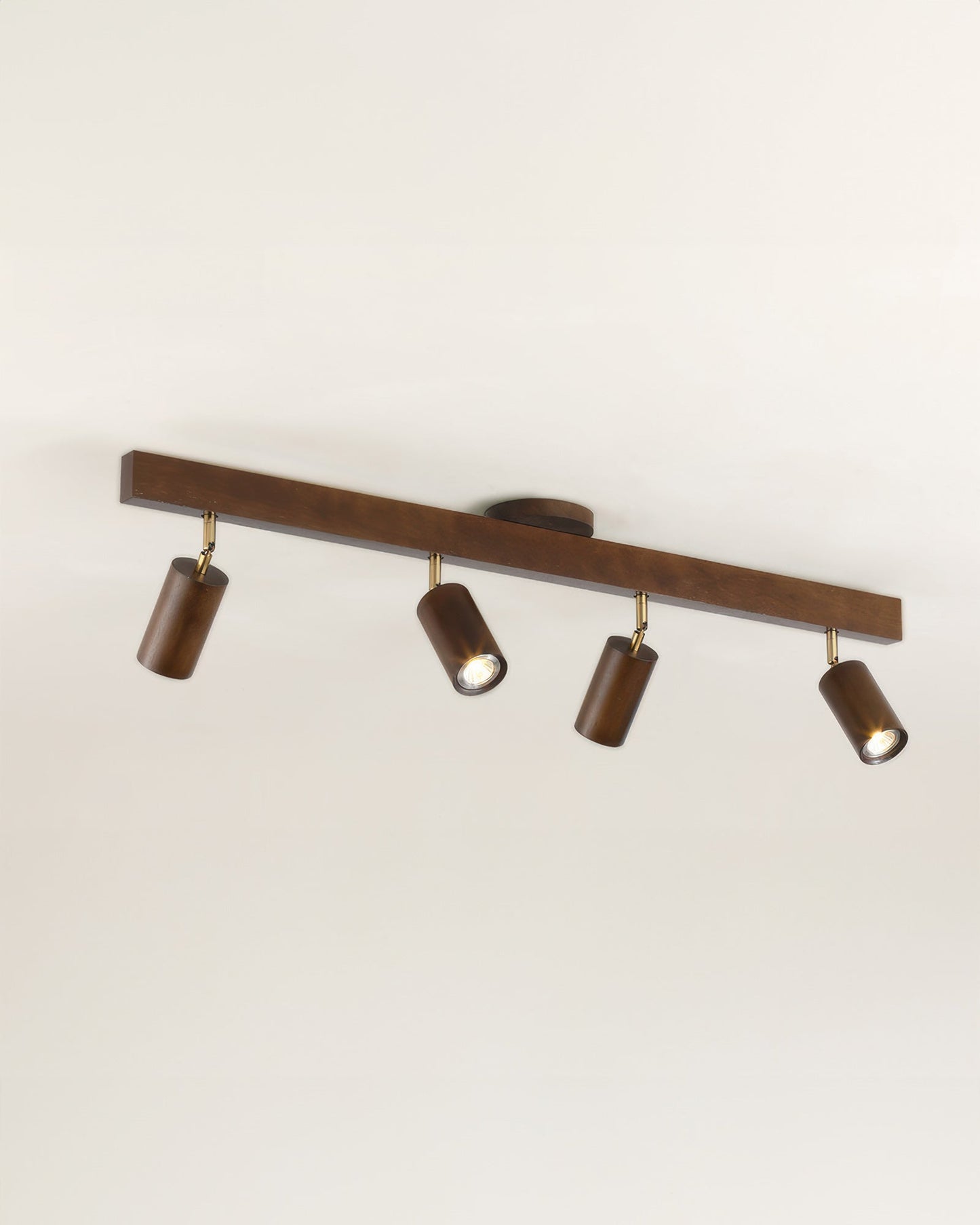 Walnut Gallery Track Light