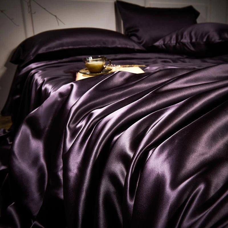 Royalis Purple Luxury Silk Bedding