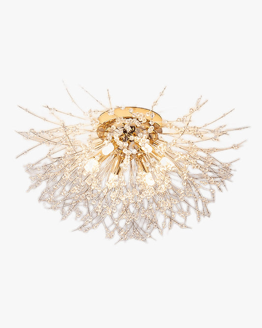 WOMO Dandelion Crystal Flower Ceiling Light-WM1014