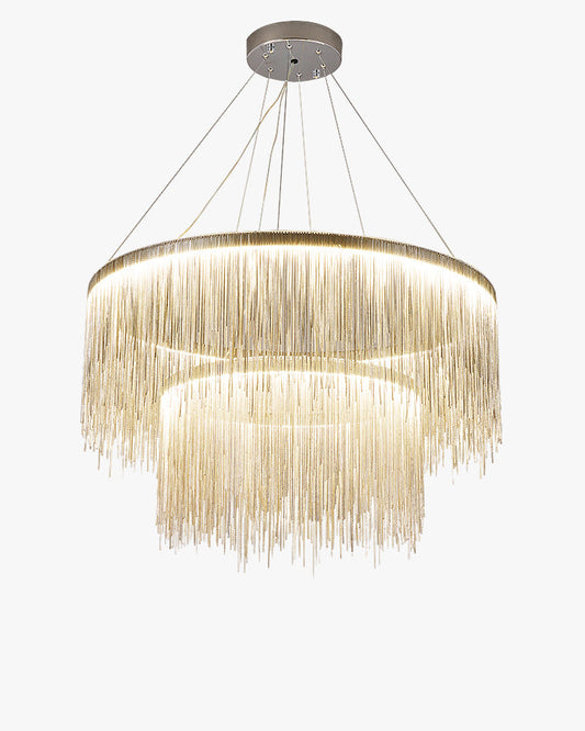 WOMO Fringe Round Chandelier-WM2062a