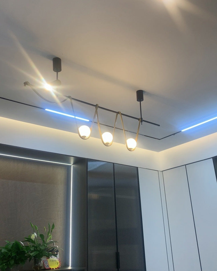 WOMO Sculptural Linear Pendant Light-WM2117