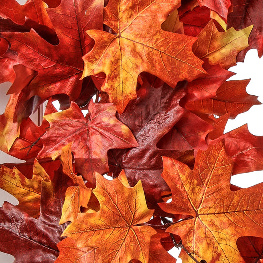 24" Festive Harvest Maple Wreath