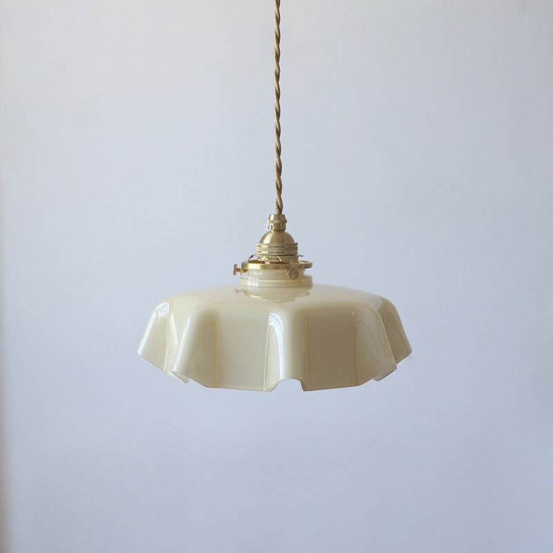 WOMO Retro Coloured/Pink Glass Pendant Light-WM2084