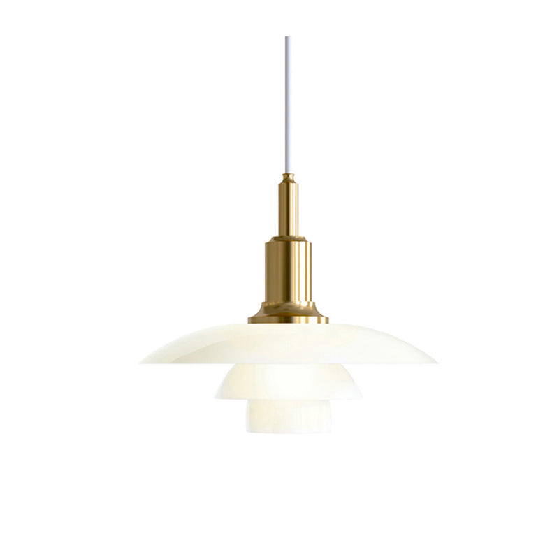 WOMO Danish Designer Milk Glass Pendant Lamp-WM2116