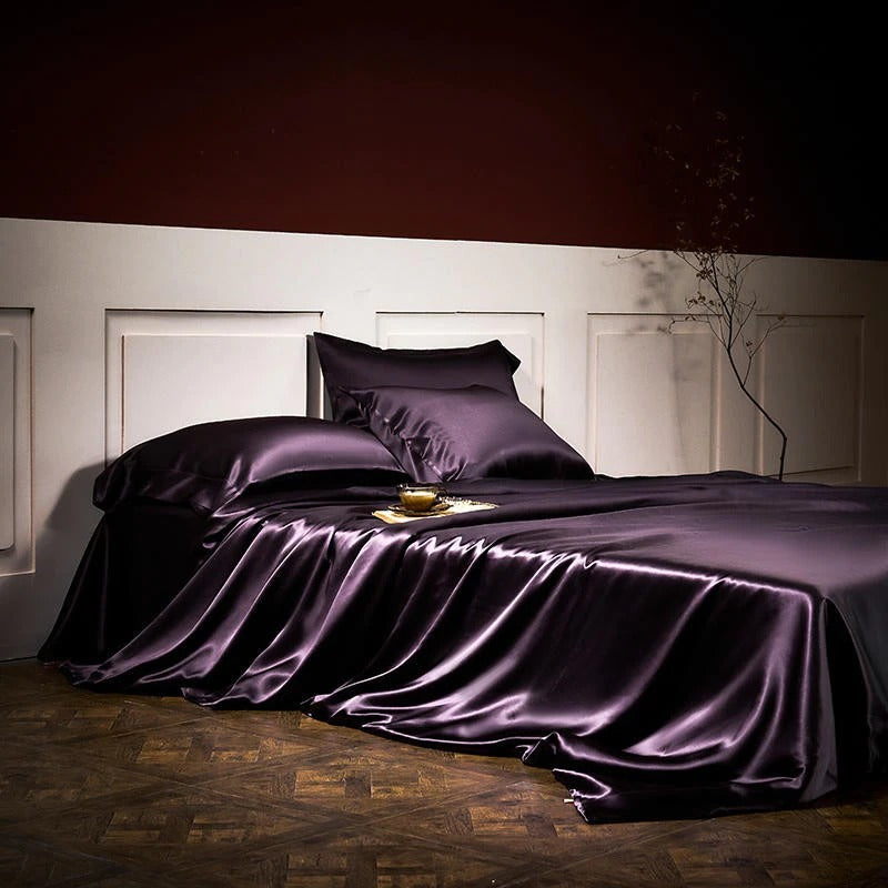Royalis Purple Luxury Silk Bedding