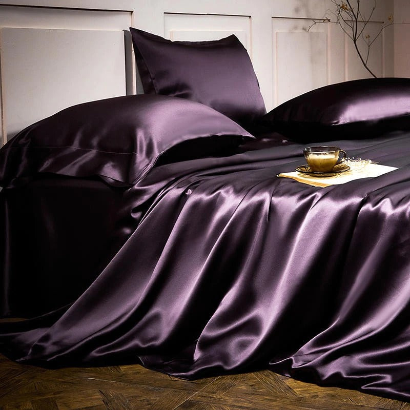 Royalis Purple Luxury Silk Bedding