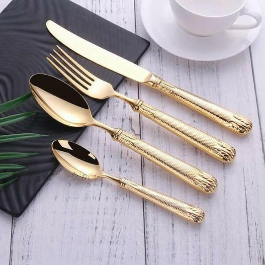 Eleonor Gold Luxury Flatware Set