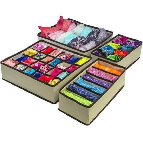 Foldable Closet Underwear Organizer(1 Set) - Nordic Side - architecture, art, artist, contemporaryart, decor, decoration, design, designer, designinspiration, edison, Foldable Closet Underwea