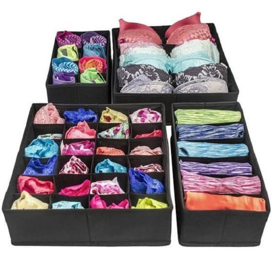 Foldable Closet Underwear Organizer(1 Set) - Nordic Side - architecture, art, artist, contemporaryart, decor, decoration, design, designer, designinspiration, edison, Foldable Closet Underwea