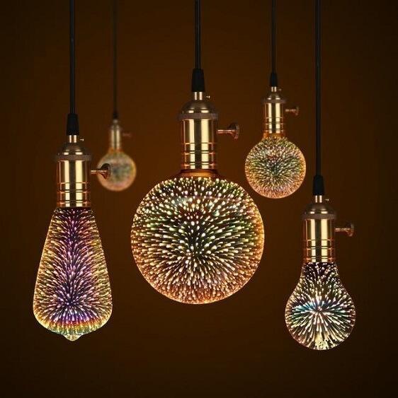 Galaxy Light Bulb - Nordic Side - 3d effects, alleviate stress instanly, amazing light bulbs, architecture, arcitecture, art, artichture, artist, bathroom vanity, be the envy of all your frie