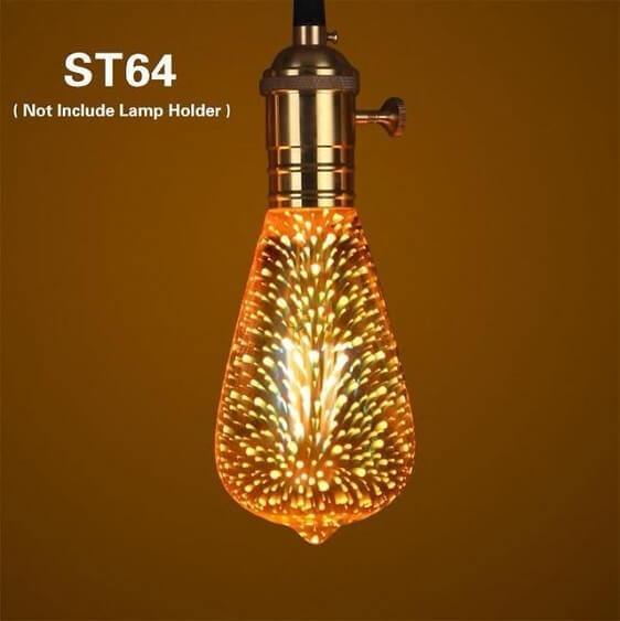 Galaxy Light Bulb - Nordic Side - 3d effects, alleviate stress instanly, amazing light bulbs, architecture, arcitecture, art, artichture, artist, bathroom vanity, be the envy of all your frie