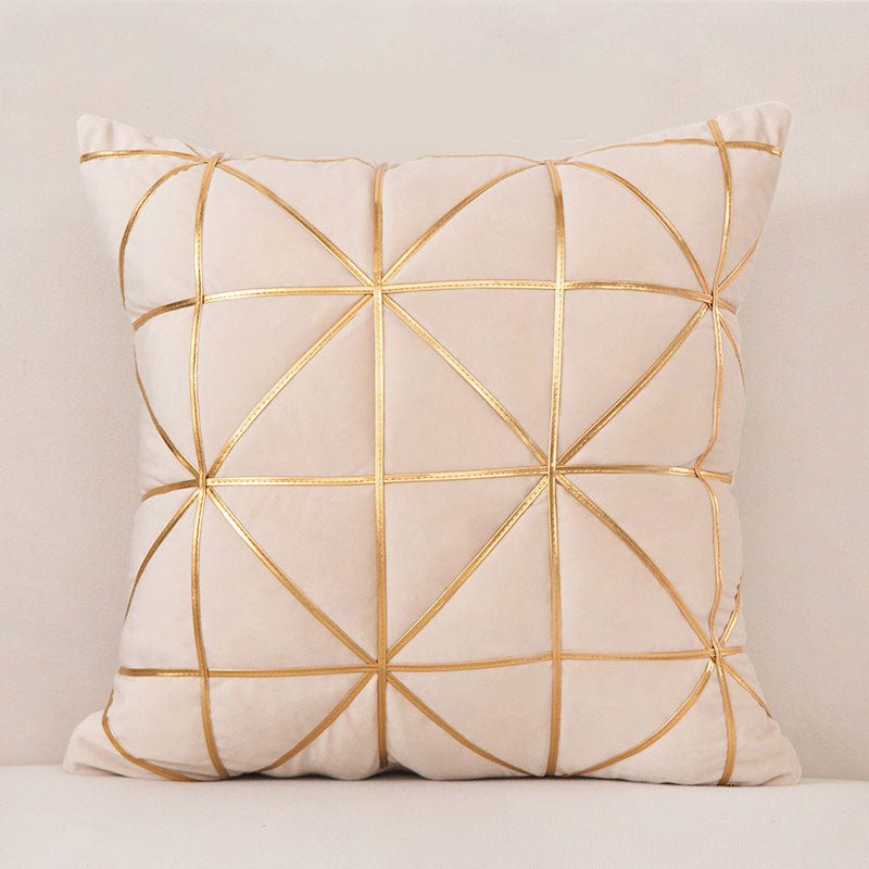 Geometric Velvet Pillowcases