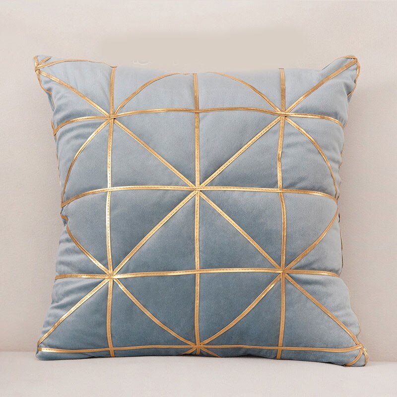 Geometric Velvet Pillowcases