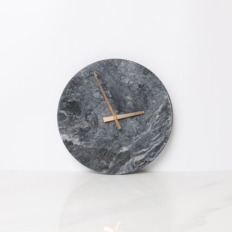 Marble Minimalist Wall Clock