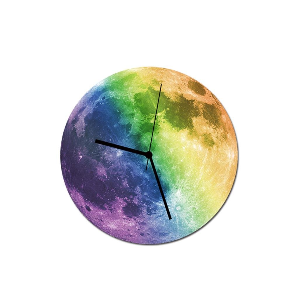 Creative Luminous Moon Wall Clock