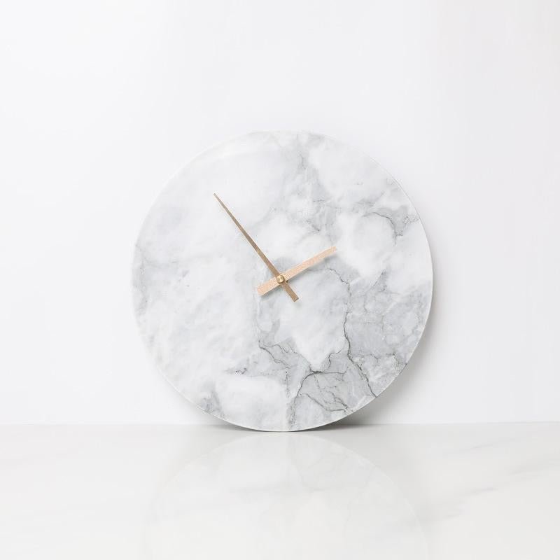 Marble Minimalist Wall Clock