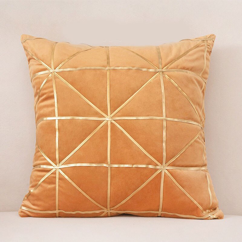 Geometric Velvet Pillowcases