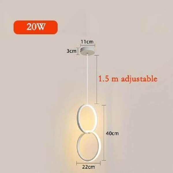 Kavita - Circular LED Hanging Light