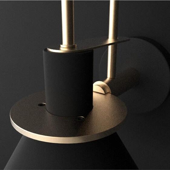 Nordic Wall Light Black - Nordic Side - architecture, arcitecture, art, artist, contemporaryart, decor, decoration, design, designer, designinspiration, edison, grey, hinkleylighting, hinkley