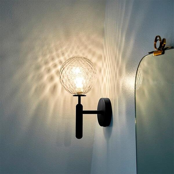 Nostra Minimalist Glass Wall Light - Nordic Side - archidaily, archilovers, architecture, architecturelovers, architectureporn, arcitecture, art, artichture, artist, bathroom vanity, concrete