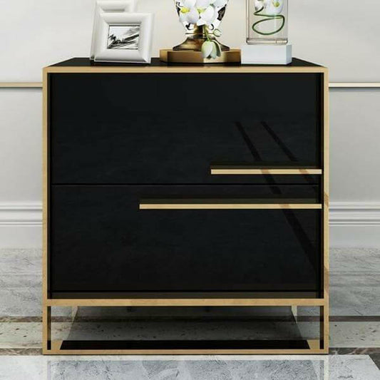 Orly - Two Drawer Modern Nightstand