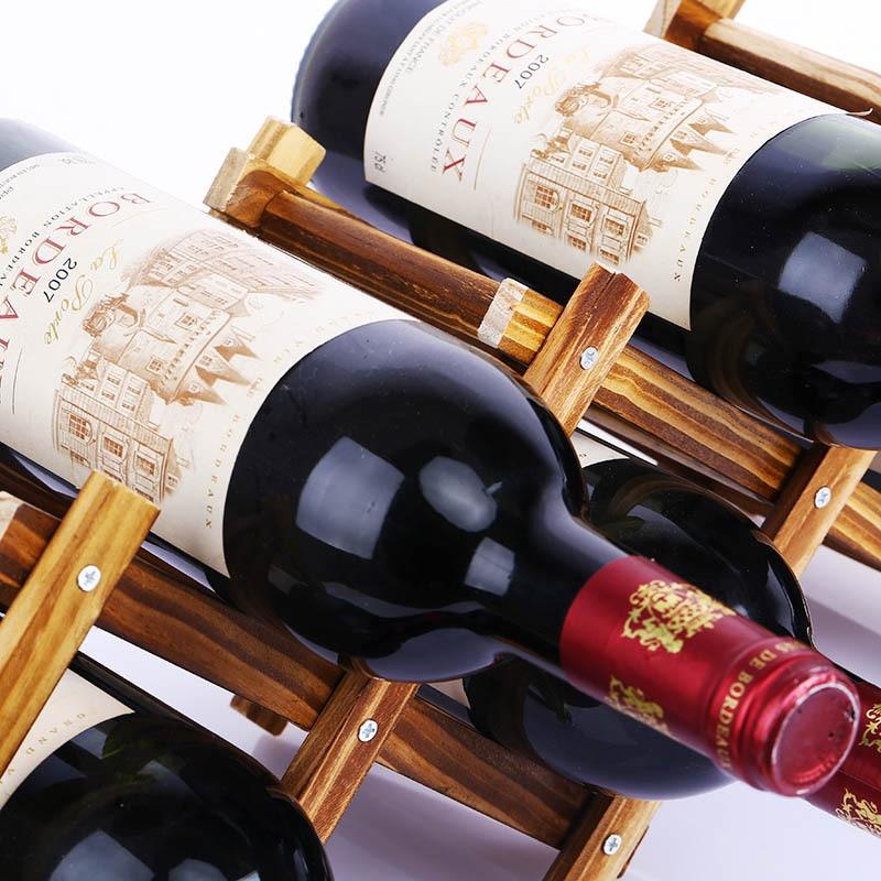 Foldable Wooden Wine Bottle Rack - Nordic Side - 