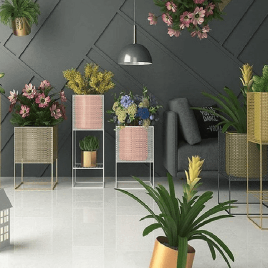 Zane - Modern Nordic Iron Mesh Planter Box