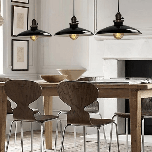 Zelus - Vintage Retro Metal Shade Hanging Lamp