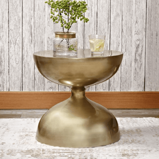 Zephyr - Modern Hourglass Accent Side Table