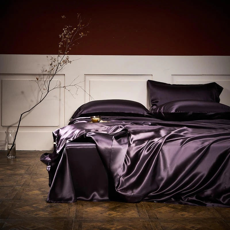 Royalis Purple Luxury Silk Bedding