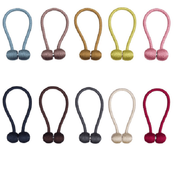 Magnet Buckle Curtain Tieback(1 Pair) - Nordic Side - architecture, arcitecture, art, artist, contemporaryart, decor, decoration, design, designer, designinspiration, edison, grey, home, home