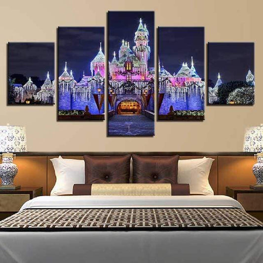 Night en Light Stretched Canvas - Nordic Side - 5 Piece, Acrylic Image, canvas art, Canvas Image, spo-enabled