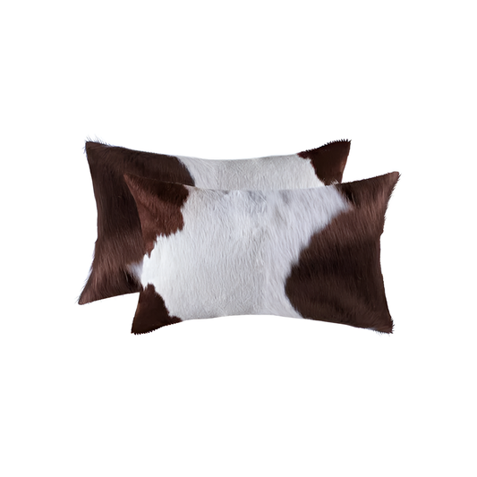 12" Luxury Cowhide Pillow Set | Pillows | NordicAbode.com