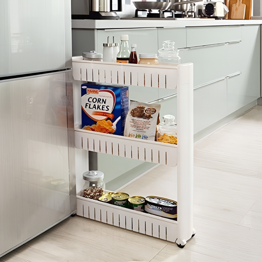 Portable 3-Tier Portable Storage Rack | Storage Solutions | NordicAbode.com