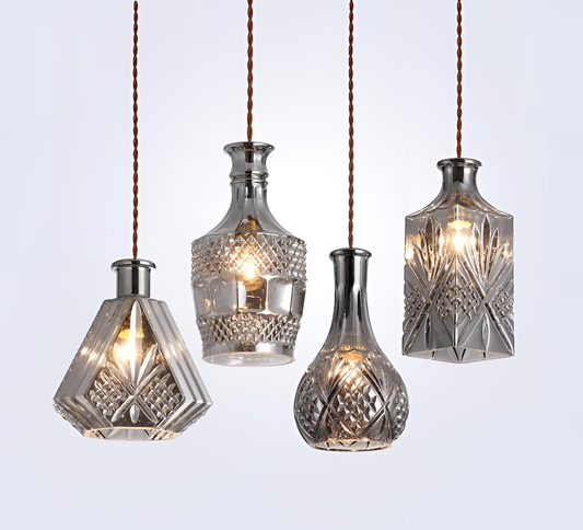 Carrara Iron Glass Pendant Light | Lighting | NordicAbode.com