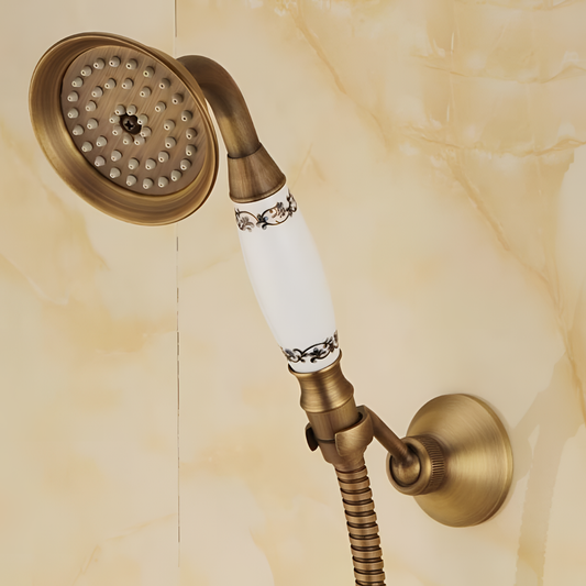 Dulcia Vintage Hand-Held Shower Head | Bathroom | NordicAbode.com