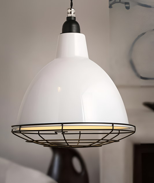 White Vintage Pendant Light - White | Lighting | NordicAbode.com
