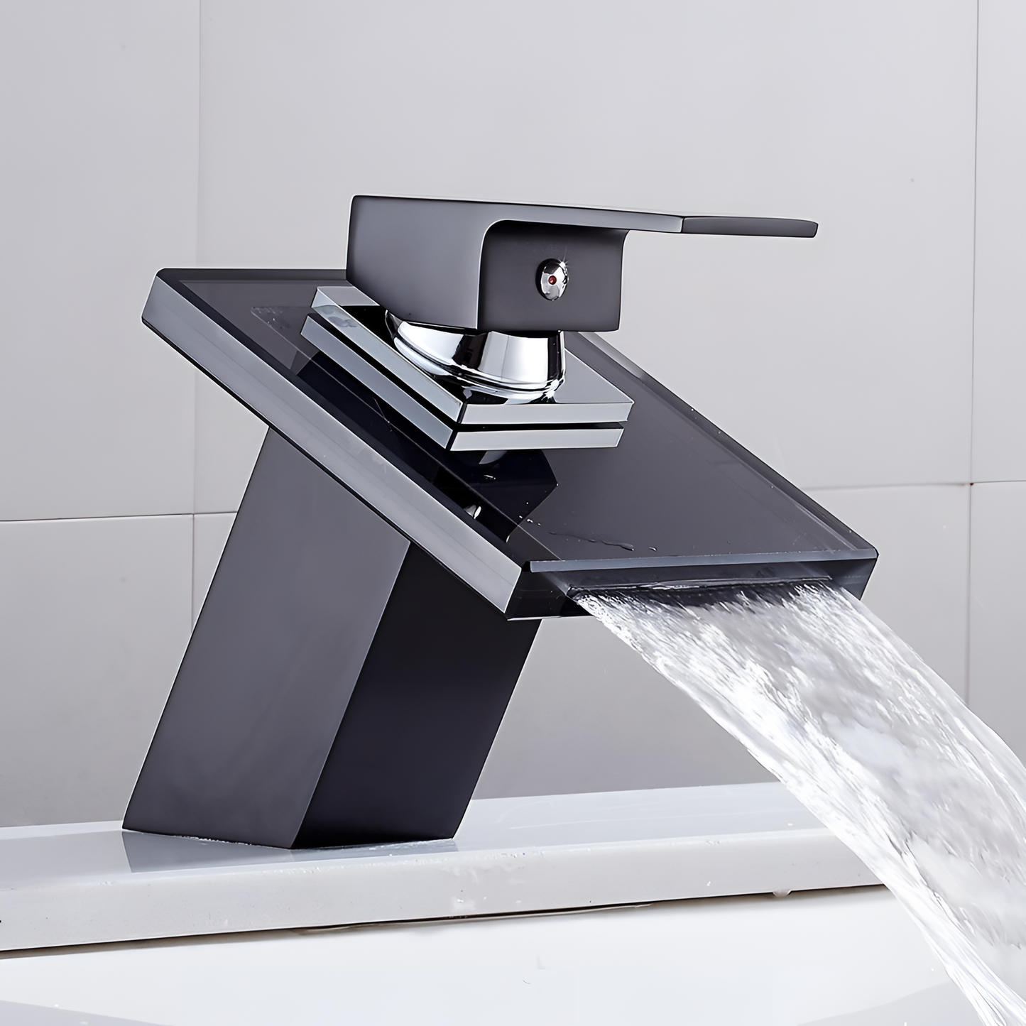 Belva Elegant Glass Bathroom Faucet | Faucets | NordicAbode.com