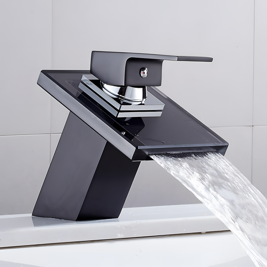 Belva Elegant Glass Bathroom Faucet | Faucets | NordicAbode.com