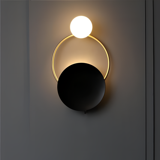 Ring Frosted Glass Wall Light | Lighting | NordicAbode.com